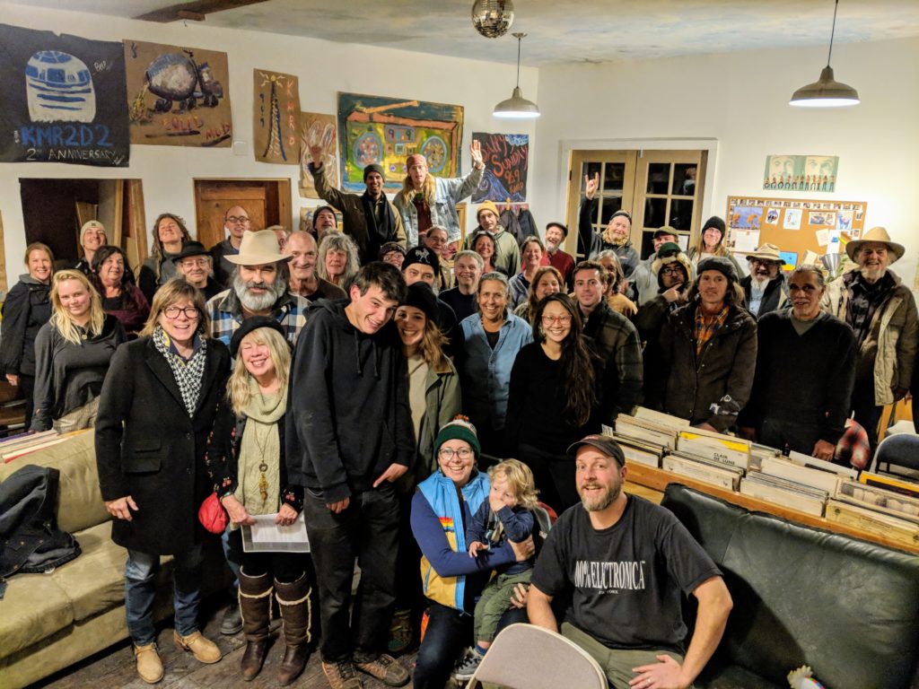 About 40 of our 70+ DJs hang out at the KMRD studios, 2018